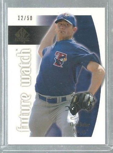 2002 SP Authentic Limited Gold #93 Chris Baker FW 12/50 (ref42135)
