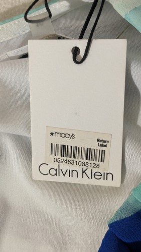 Calvin Klein Womens Stripe Print Maxi Size 10 Striped New. - Picture 16 of 18