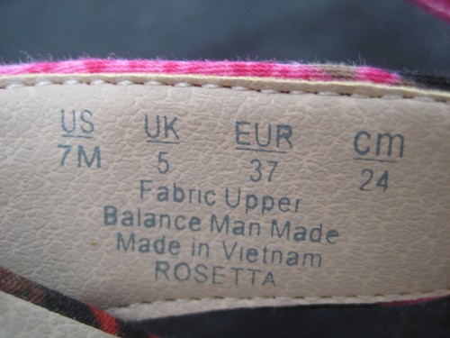 Life Stride Rosetta Blockabsatz Riemchen Sandalen rosa/grün Stoff Gr. 7M EUC - Bild 7 von 8
