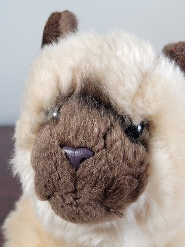 Animal Alley Siamese Kitty Cat Tan Brown Plush Stuffed Animal Toy 9" Toys R Us - Picture 5 of 7