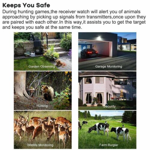 Olymbros Security Sensors/Outdoor Animals Alarm System Long + 2pcs Transmitter - Picture 6 of 13