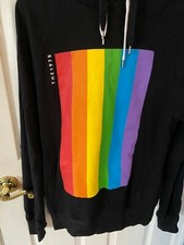 The 1975 Rock Band Concert Tour Hoodie Shirt Rainbow Small