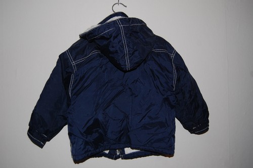 TOPOLINO - GR. 104 - Jacke dunkelblau Kapuze Übergang - Bild 3 von 3