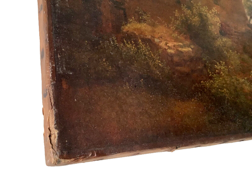 ALEXANDRE PAU DE SAINT-MARTIN 18th /19th RARE ANTIQUE FRENCH OIL c.1807 - SUNSET - Picture 12 of 16