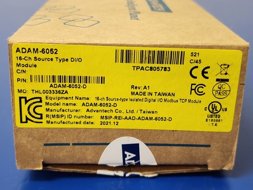 ADVANTECH ADAM-6052-D Remote I/O Module - Picture 11 of 12