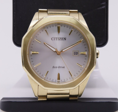 Citizen Corso Eco Drive 41mm Gold Tone Stainless Women's Watch Great Working Con - Picture 20 of 21