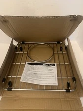 Elkay LKOBG1616SS Bottom Grid, Polished Stainless Steel with Rubber Feet