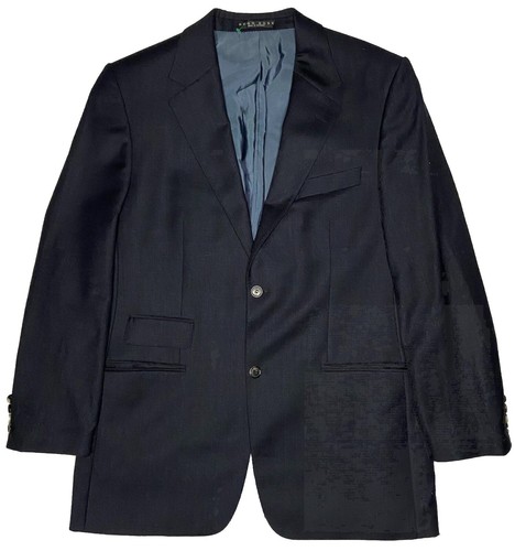 Blazer Hugo Boss Super 110 para hombre Gable/Vegas azul oscuro; hecho en ALEMANIA; 42R - Imagen 1 de 13