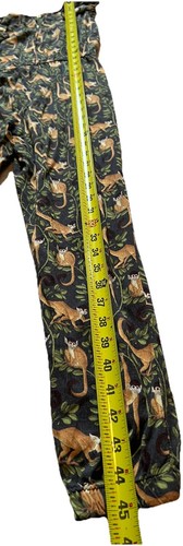 Katie Scott X H&M Girl’s Monkey Tropical Print Jumpsuit Size 9/10 - Picture 8 of 11
