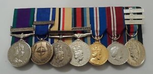 Royal Artillery Medal Display Case. Black Frame - Picture 2 of 5