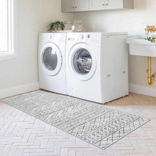 KUTA Moroccan Washable Runner Rug 2x6 Non-Slip Vintage Boho Hallway Runner Rug - Bild 8 von 28