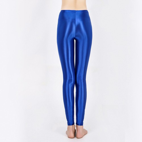 Women Leggings Yoga Fitness Stretchy Tight Pants PU Leather High Waist Trousers - Picture 58 of 84