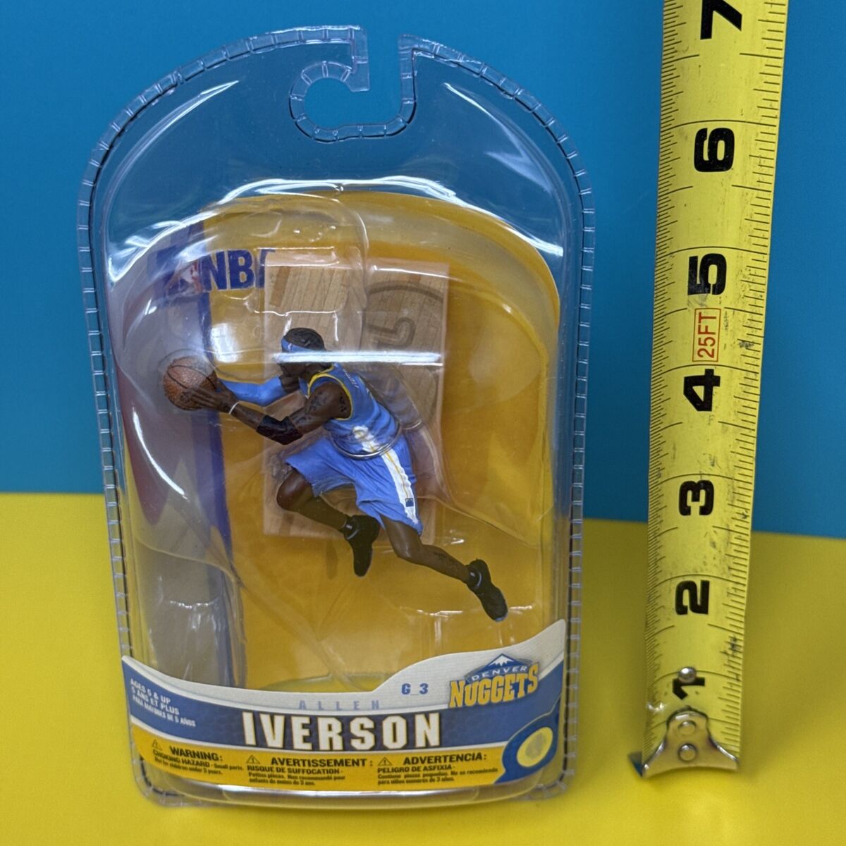 Allen Iverson NBA McFarlane Mini Series 5 Figure 3 Inch Allen Iverson NBA McFarlane Mini Series 5 Figure 3 Inch