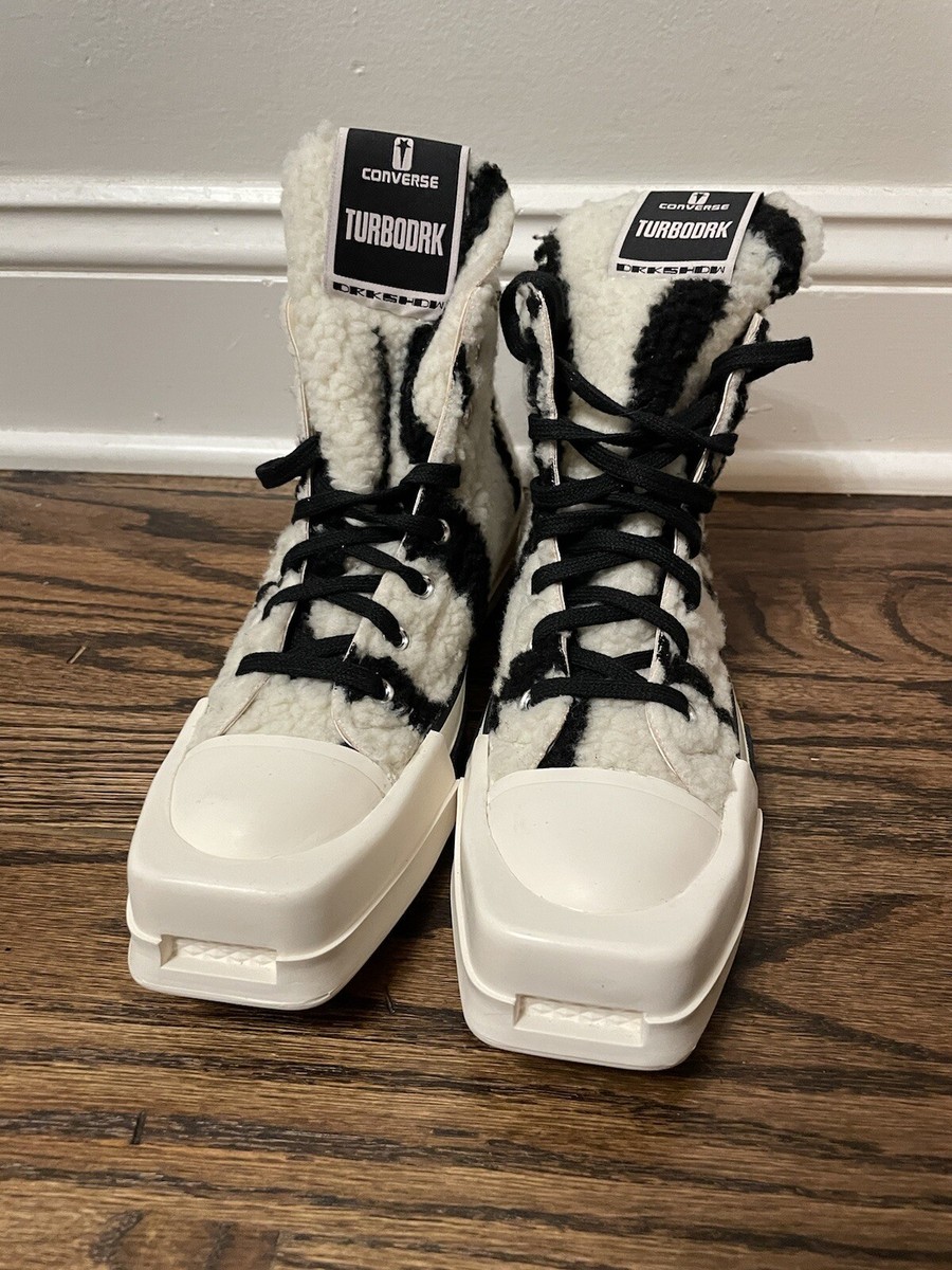 Size 8 Women's - Converse Rick Owens x DRKSHDW TURBODRK Size 8 Women's - Converse Rick Owens x DRKSHDW TURBODRK