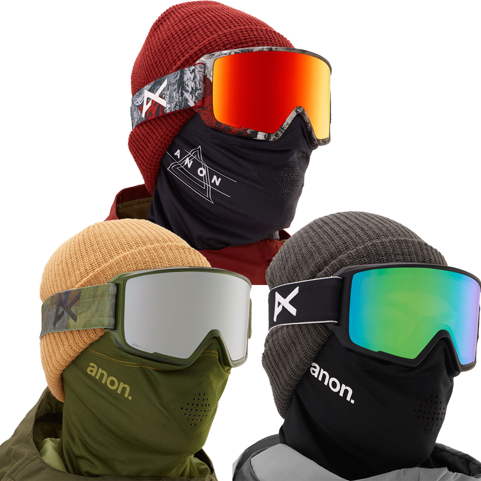 Anon M3 Mfi Goggle with Skiing Mask + Removable Glass Ski Snowboard Snow Anon M3 Mfi Goggle with Skiing Mask + Removable Glass Ski Snowboard Snow