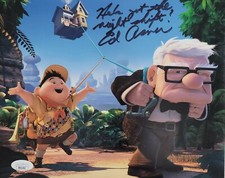 ed asner signed Autographed 8x10 From Disney Movie Up With Inscription coa jsa ed asner signed Autographed 8x10 From Disney Movie Up With Inscription coa jsa