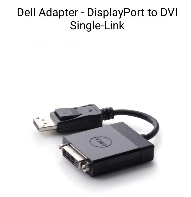 Genuine Dell Adapter Display Port to DVI Single Link Video Adapter 8in 27KKH - Image 2 of 4