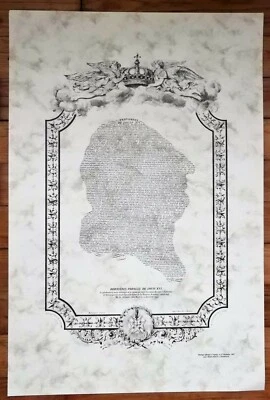 TESTAMENT DE LOUIS XVI - Photo 1/4