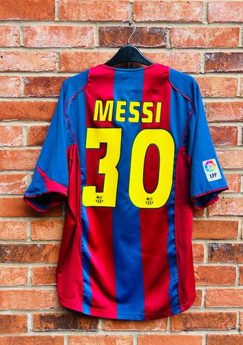 Original F.C. Barcelona *MESSI 30* Nike Total 90 Heimtrikot (L)