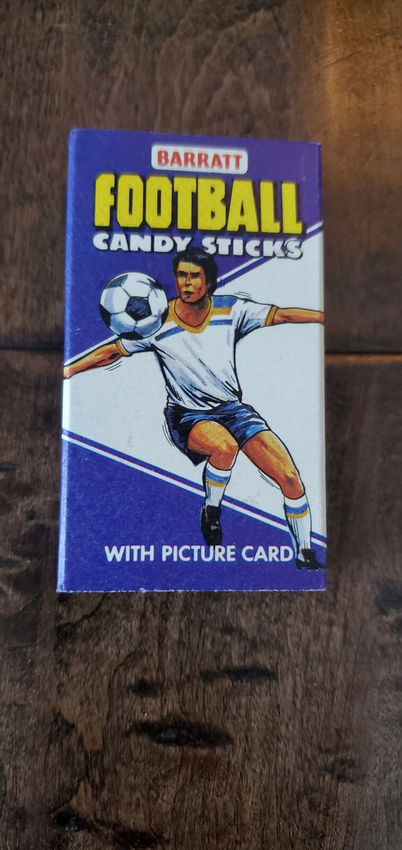 1982-83 BARRETT BASSETT FOOTBALL SOCCER CANDY STICKS PACK W