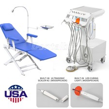 Dental Delivery Unit Air Compressor Scaler Curing Light /Portable Folding Chair