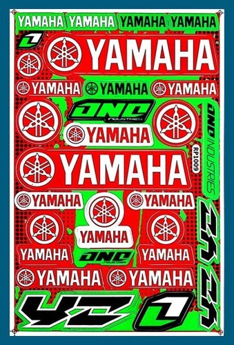 Yamaha Stickers Helmet Decal For Motorcycle Car ATV Bike Motor Sport Racing Y09 - Picture 6 of 6