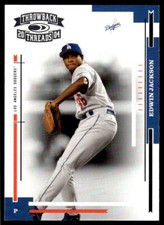 2004 Donruss Throwback Threads 98 Edwin Jackson Los Angeles Dodgers Baseball ...