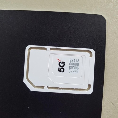 Complete 10-Pack Triple Cut Verizon SIM Cards for 5G/4G Devices - Easy Access - Picture 3 of 4