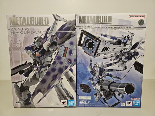 Bandai Metal Build RX-93-v2 Hi-v Gundam und Hyper Mega Bazooka - Neu, versiegelt - Bild 1 von 10