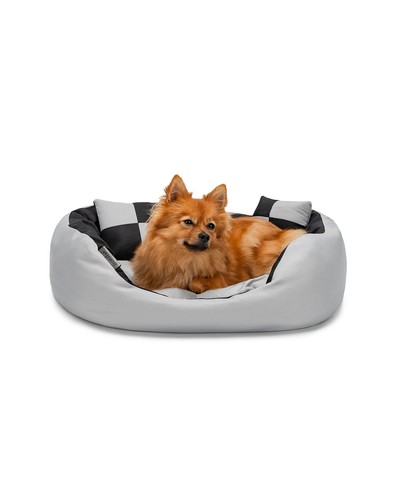 lionto Cama para perros colchón para perros negro/gris - Imagen 8 de 24