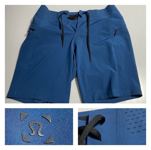 Lululemon Current State Board Shorts Swim Trunks Blue Stretch Nylon 28 - Picture 1 of 15