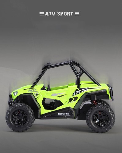 1:24 Bombardier ATV Geländefahrzeug Alu Modellauto Diecast Sound Licht Spielzeug - Bild 14 von 23