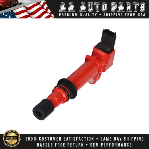 8 Red Ignition Coil & 8 Platinum Spark Plug for Dodge Dakota 2000-2007 4.7L - Picture 5 of 12