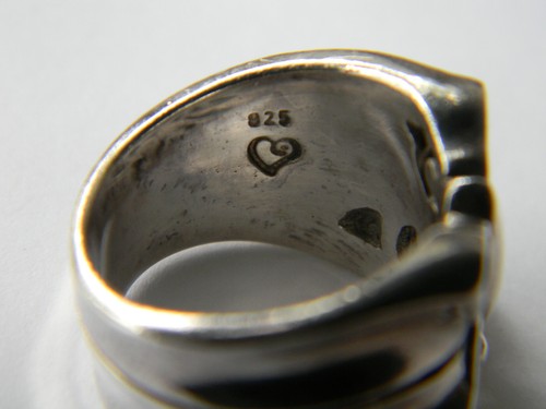 Rare Brighton Sterling Silver 925 Dream Flight Butterfly Band Ring Sz 6 - Picture 3 of 11