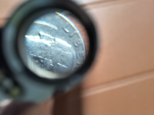 1967 Quarter with ring error, ring error on front of the coin very noticeable - Picture 2 of 4