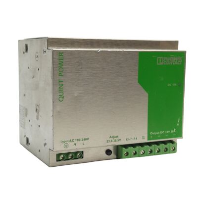 Phoenix Contact QUINT-PS-100-240AC/24DC/20 Power Supply 100-240VAC In, 24VDC Out