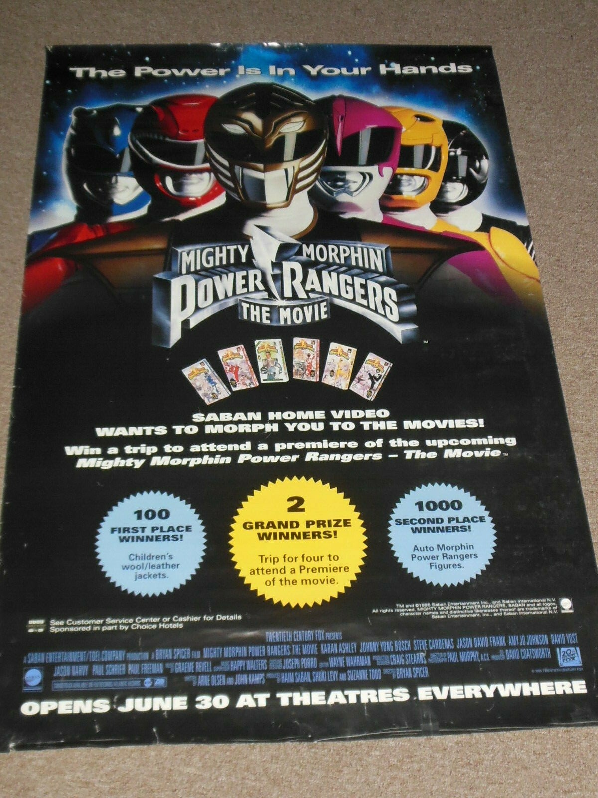 Mighty Morphin Power Rangers The Movie Logo