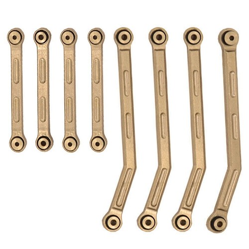Juego de 4 eslabones de dirección de latón de alta separación de acero inoxidable para coche de radiocontrol Axial AX24 - Imagen 20 de 22