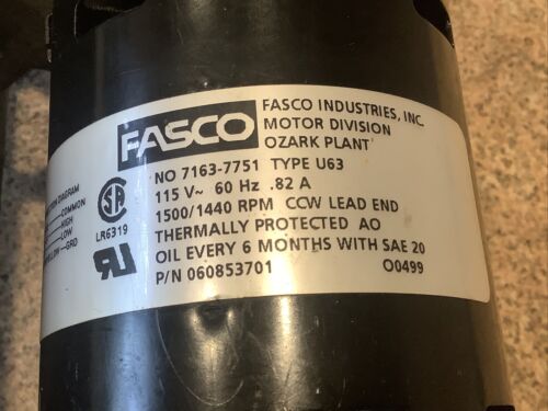 Evaporator fan blower assembly for PTAC wall A/C with FASCO double shaft motor. - Picture 4 of 6