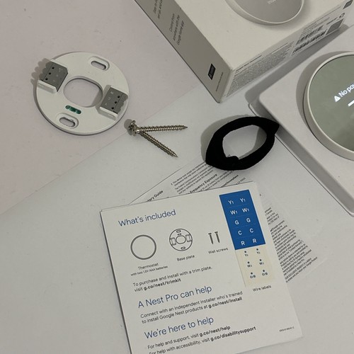 Google G4CVZ Nest Smart Programmierbarer WLAN Thermostat Weiß - Bild 4 von 8
