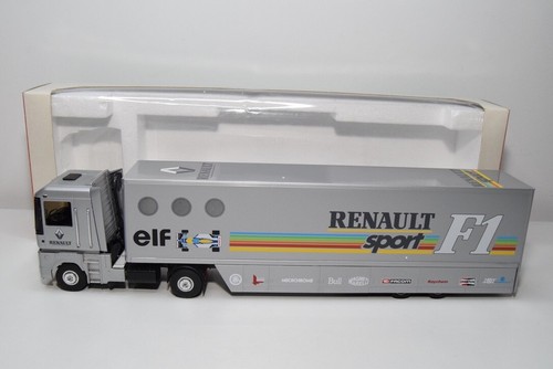 B35 1:43 LBS ELIGOR RENAULT AE 500 MAGNUM TRUCK WITH TRAILER F1 RACING SPORT MIB - Picture 2 of 22