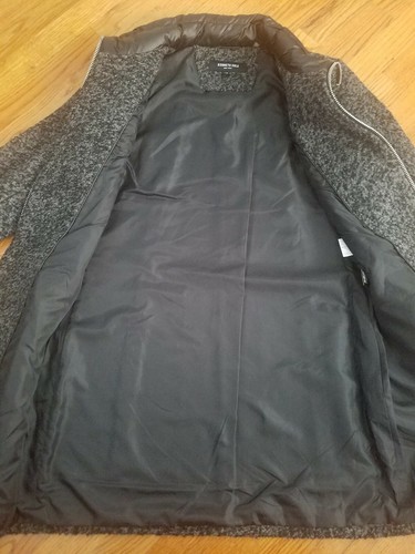 Kenneth cole Women's Essential Full Zip Coat Size S CHARCOAL NWT . - Picture 7 of 10