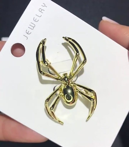 Big Spider Brooches Pins For Women Men Fashion Jewelry Gifts Casual Party Badges - Picture 55 of 77