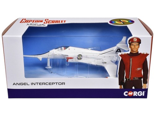Avión Angel Interceptor "Fuerza Aérea del Ejército Mundial" Blanco "Capitán Escarlata y el - Imagen 2 de 2