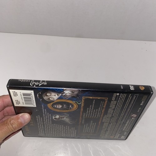 Corpse Bride DVD 2005 Tim Burton Johnny Depp Helene Bonham Carter Animation - Picture 13 of 15