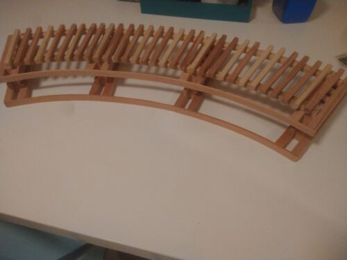 G Scale R1 curved Low Boy 2" high Model Train Garden Trestle For USA LGB MTH - Picture 3 of 11