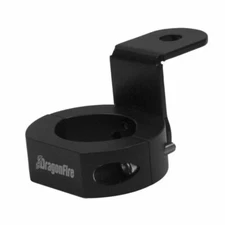 DRAGONFIRE RACING UNIVERSAL WHIP MOUNT FOR ROUND CAGE UNIVERSAL MOUNT, BLACK