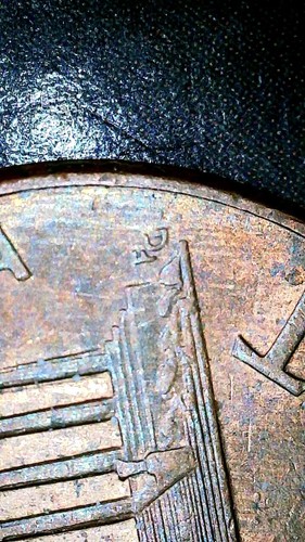 2001 D Lincoln Shot In Head Penny Rainbow Patina Illusion Awesome Graphics - Picture 9 of 13
