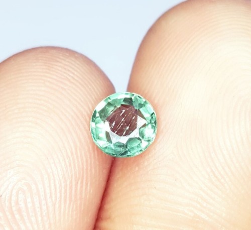 0.42 Ct Natural Paraiba Tourmaline Loose Gemstone Untreated Certified Round Gems - Picture 10 of 10