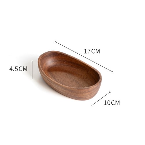 Creative Wood Plate Home Restaurant Fruit Plate Snacks Salad Bowl Sushi Tray. - Picture 16 of 19